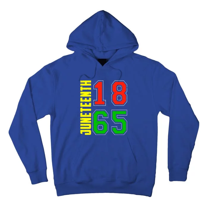 Juneteenth 1865 Freedom Day Independence Melanin Blm African Gift Tall Hoodie