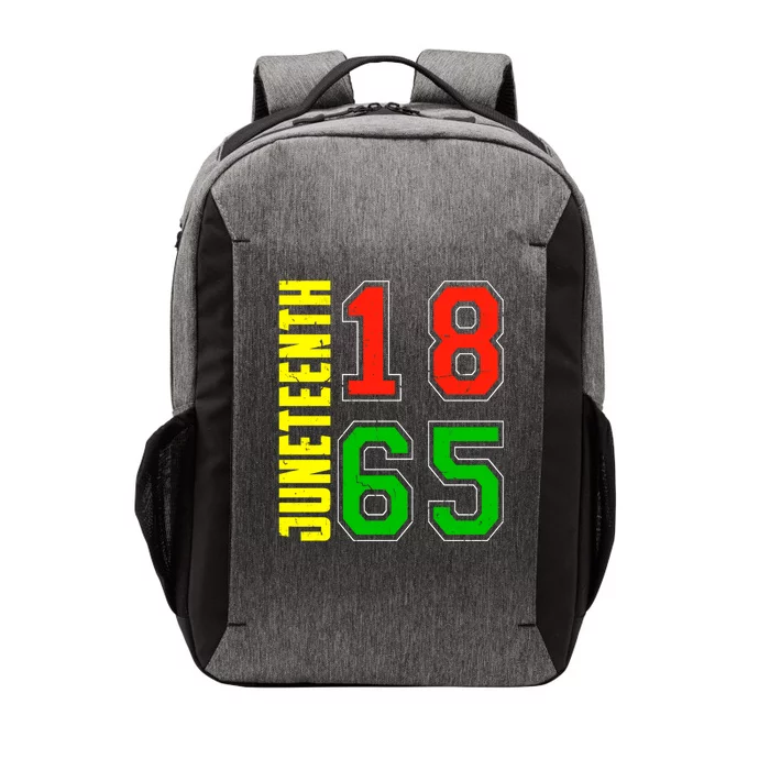 Juneteenth 1865 Freedom Day Independence Melanin Blm African Gift Vector Backpack