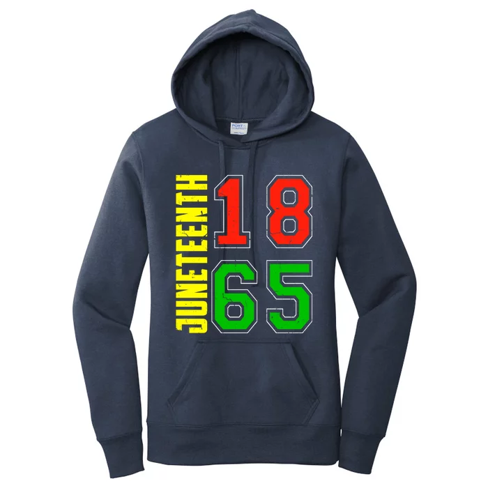 Juneteenth 1865 Freedom Day Independence Melanin Blm African Gift Women's Pullover Hoodie