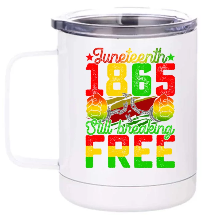 Juneteenth 1865 Freedom Day Black History Month Ecipation Gift Front & Back 12oz Stainless Steel Tumbler Cup