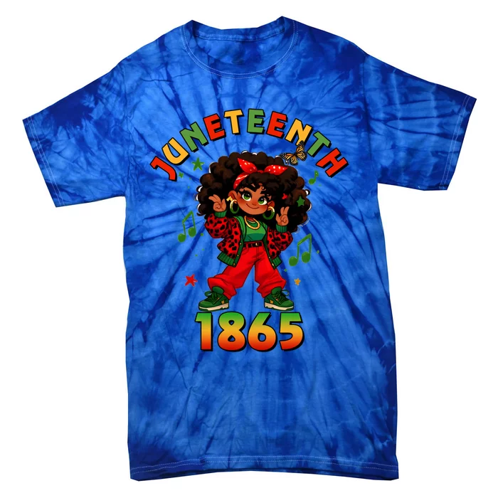 Junenth 1865 Freedom Celebration Gift Tie-Dye T-Shirt