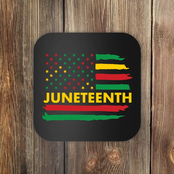 Juneteenth American Flag Coaster