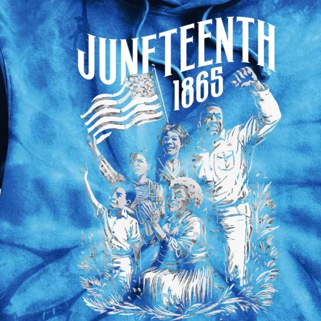 Junenth 1865 Gift Tie Dye Hoodie