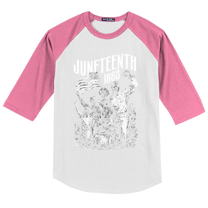 Junenth 1865 Gift Kids Colorblock Raglan Jersey