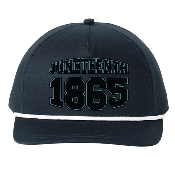 Junenth 1865 Gift Snapback Five-Panel Rope Hat