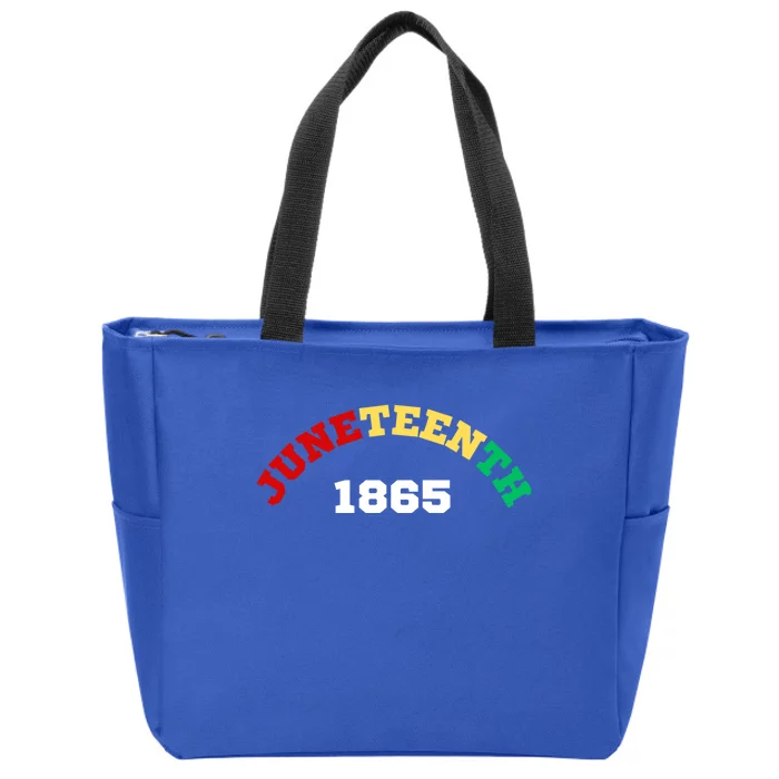 Junenth 1865 Gift Zip Tote Bag