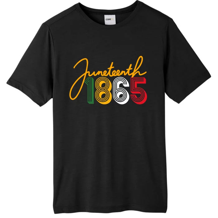 Junenth 1865 Is My Independence Black Women Black Pride ChromaSoft Performance T-Shirt