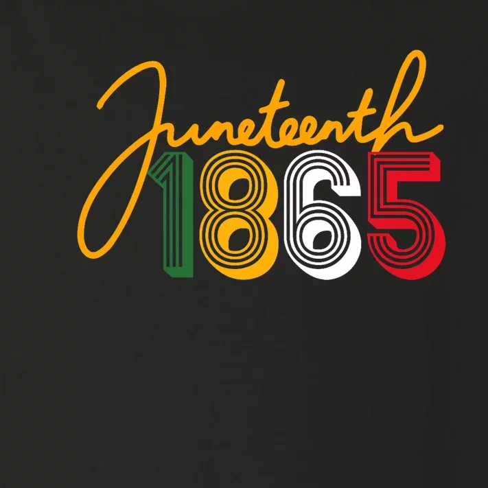 Junenth 1865 Is My Independence Black Women Black Pride Toddler Long Sleeve Shirt