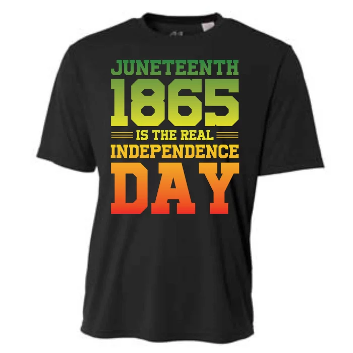 Juneteenth 1865 Is The Real Independence Day Cooling Performance Crew T-Shirt