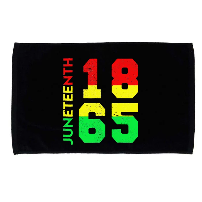 Juneteenth 1865 Juneteenth Is My Independence Day Microfiber Hand Towel