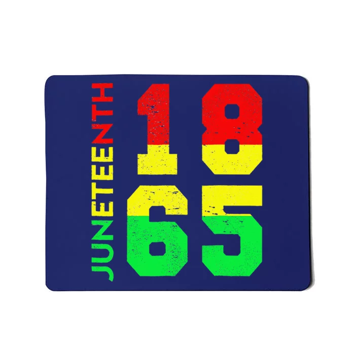 Juneteenth 1865 Juneteenth Is My Independence Day Mousepad