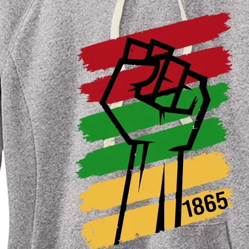 Juneteenth 1865 Women's Fleece Hoodie