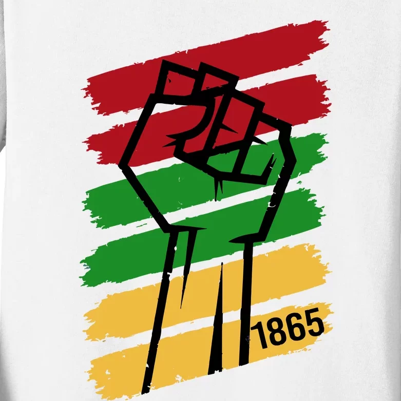 Juneteenth 1865 Kids Long Sleeve Shirt