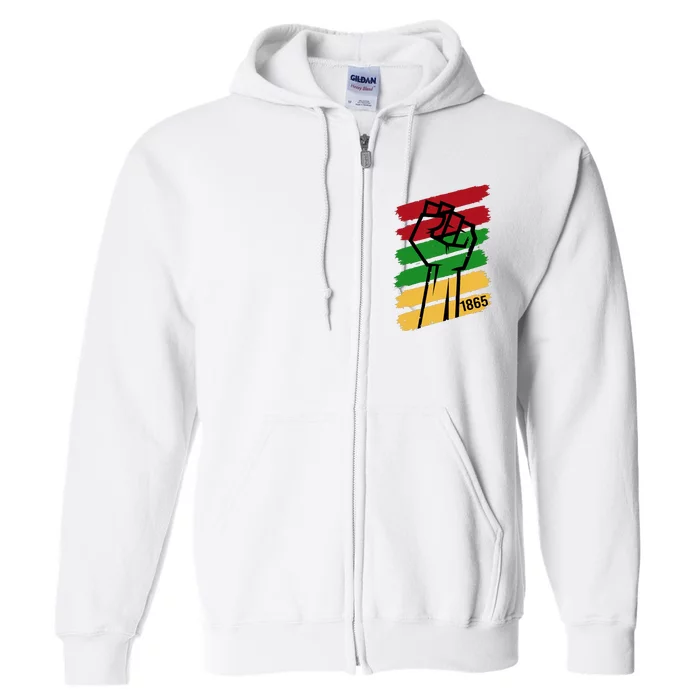 Juneteenth 1865 Full Zip Hoodie