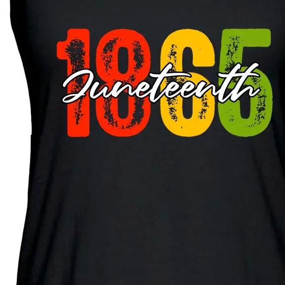 Juneteenth 1865 Ladies Essential Flowy Tank