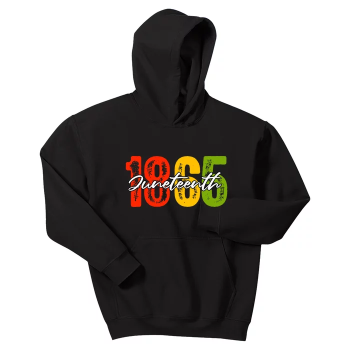 Juneteenth 1865 Kids Hoodie