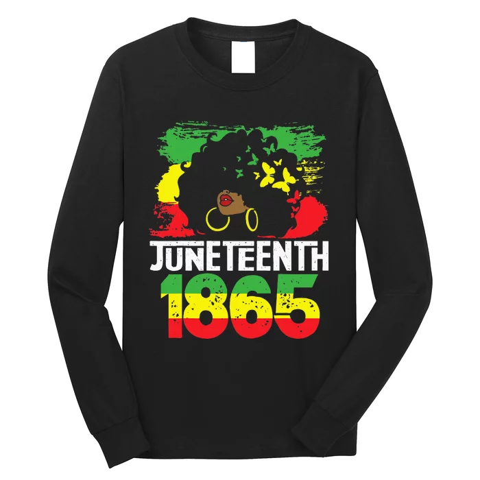 Juneteenth 1865 Juneteenth Is My Independence Day Long Sleeve Shirt