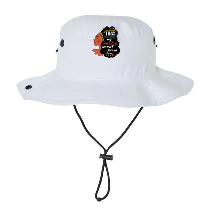 Junenth 1865 July 4th My Ancestors WerenT Free In 1776 Gift Legacy Cool Fit Booney Bucket Hat