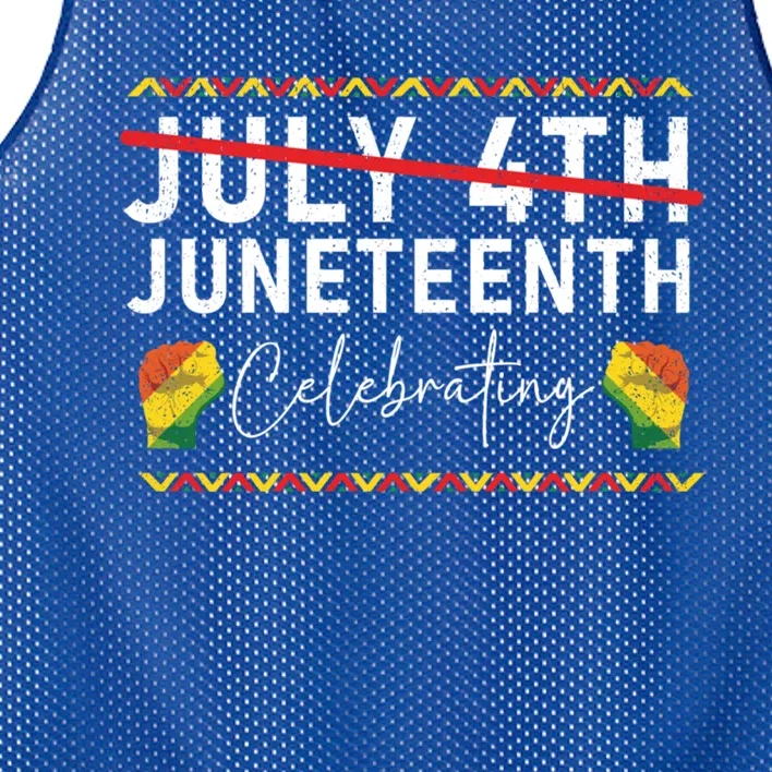 Junenth 1865 Junenth Freedom African America Great Gift Mesh Reversible Basketball Jersey Tank