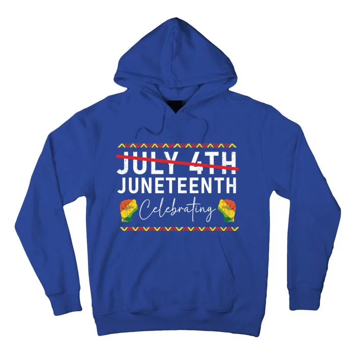 Junenth 1865 Junenth Freedom African America Great Gift Tall Hoodie