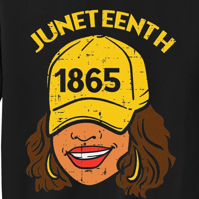 Juneteenth 1865 June 19th Woman Black Pride African Tall Sweatshirt