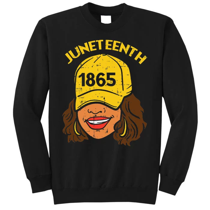 Juneteenth 1865 June 19th Woman Black Pride African Tall Sweatshirt