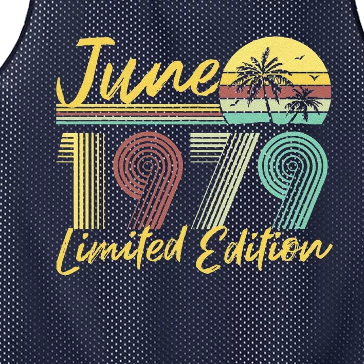 June 1979 Limited Edition – Happy Birthday Mesh Reversible Basketball Jersey Tank