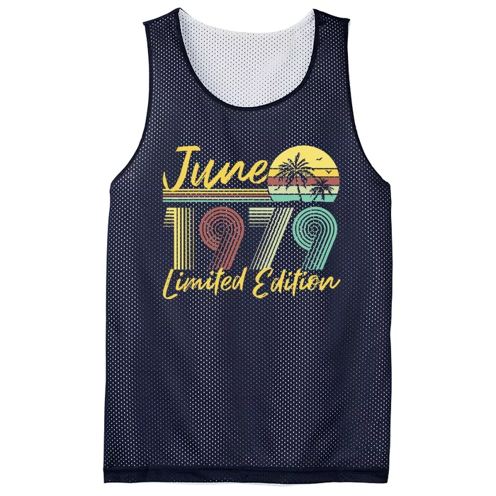 June 1979 Limited Edition – Happy Birthday Mesh Reversible Basketball Jersey Tank