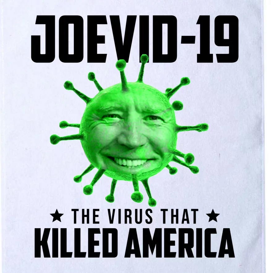 Joevid 19 The Virus That Killed America Funny Joe Biden Platinum Collection Golf Towel