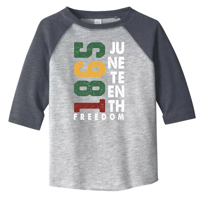 Junenth 1865 Vibes Only Gift Toddler Fine Jersey T-Shirt