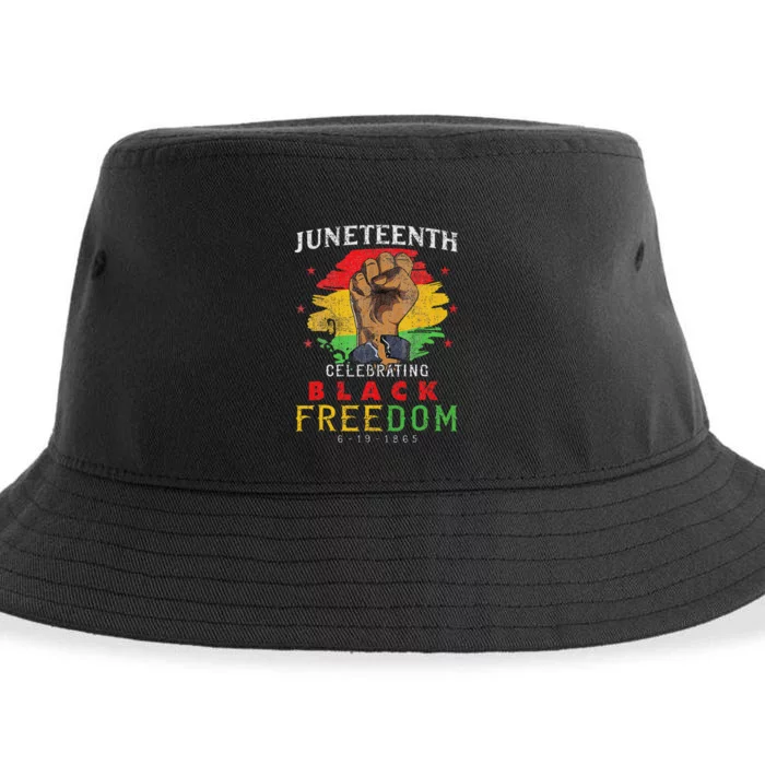 Juneteenth 2024 Black Freedom 1865 Pride Sustainable Bucket Hat