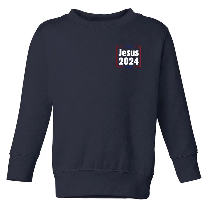 Jesus 2024 Crosses Toddler Sweatshirt