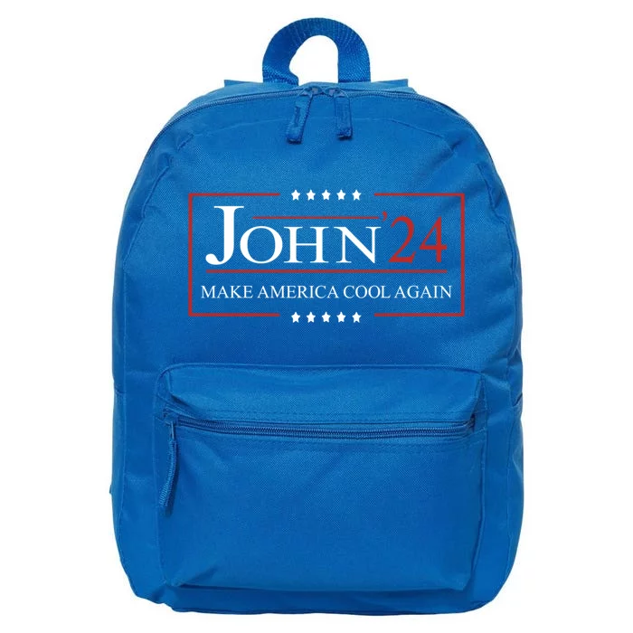 John 2024 Campaign Birthday Make America Cool Again Cute Gift 16 in Basic Backpack