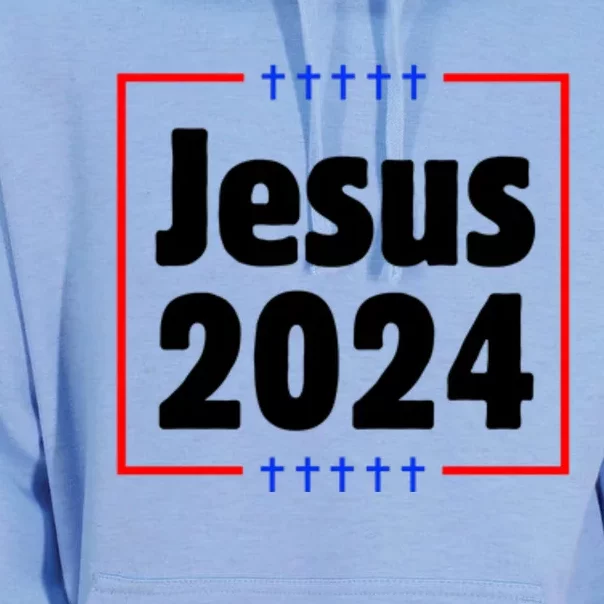 Jesus 2024 Crosses Unisex Surf Hoodie