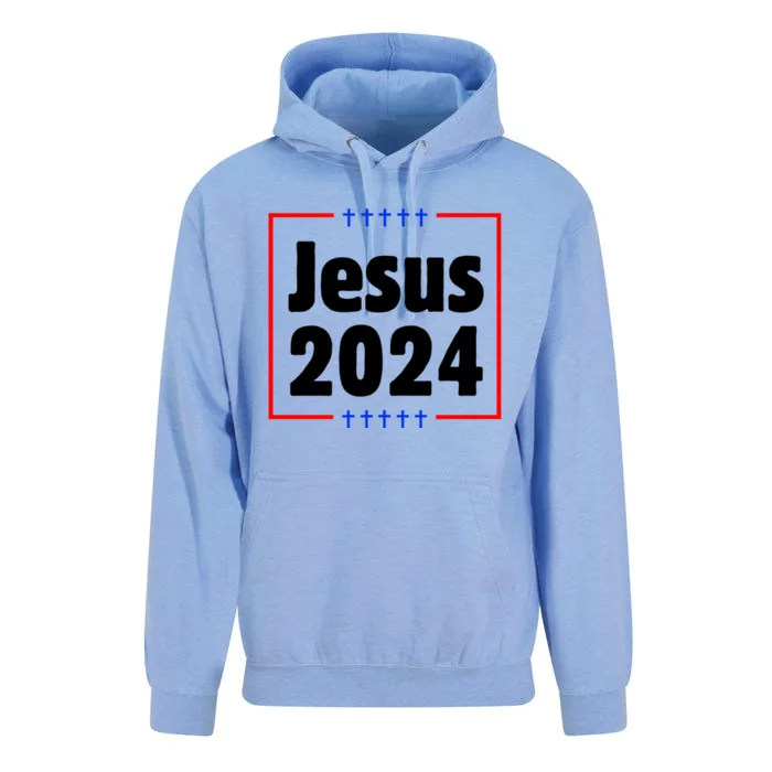 Jesus 2024 Crosses Unisex Surf Hoodie