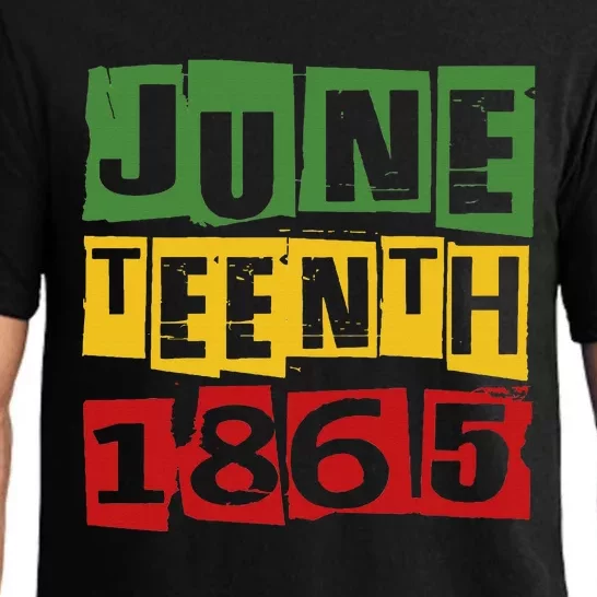 Juneteenth 2024 Celebrate Black Freedom 1865 Pajama Set