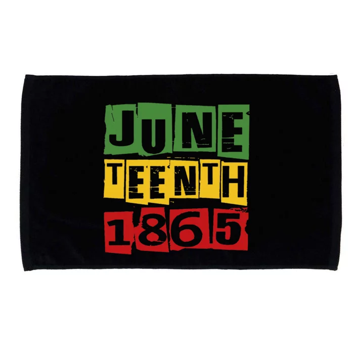 Juneteenth 2024 Celebrate Black Freedom 1865 Microfiber Hand Towel