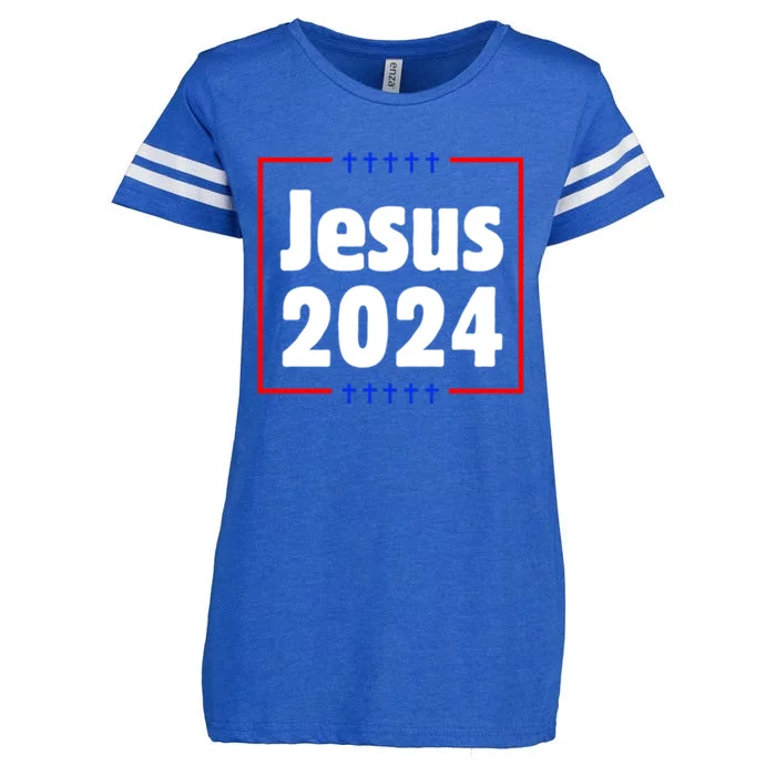 Jesus 2024 Crosses Enza Ladies Jersey Football T-Shirt