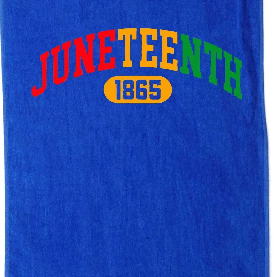 Juneteenth 2024 Celebrate Black Freedom 1865 Platinum Collection Golf Towel