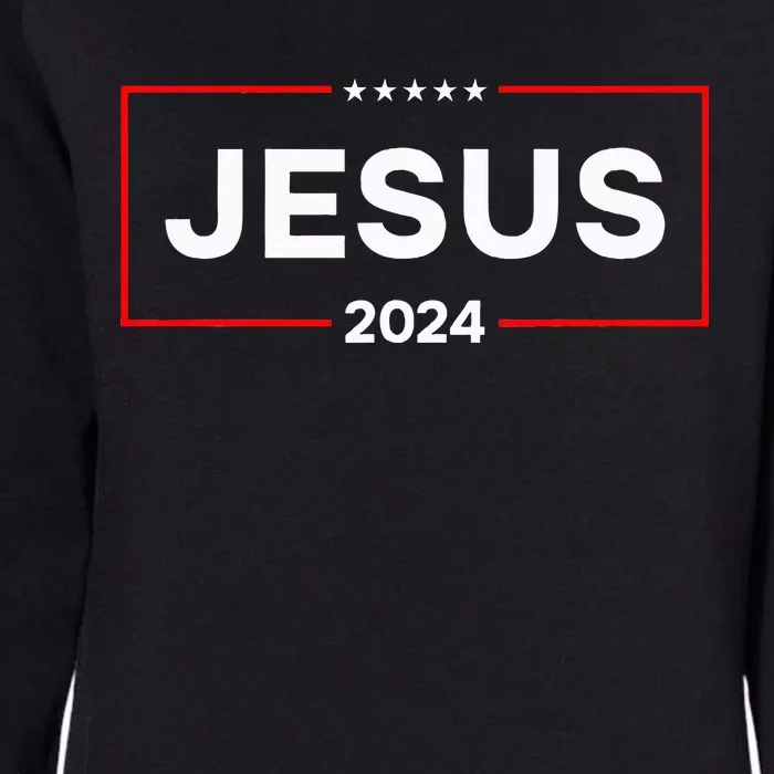 Jesus 2024 For President Womens California Wash Sweatshirt