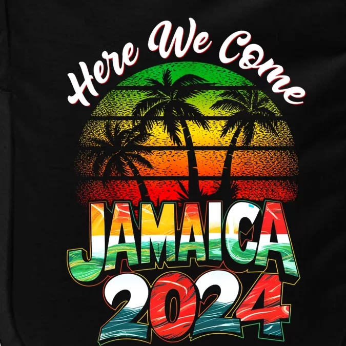 Jamaica 2024 Here We Come Matching Family Vacation Trip Gift Impact Tech Backpack