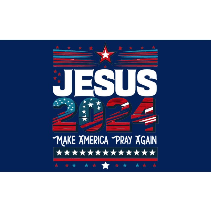 Jesus 2024 Make America Pray Again Bumper Sticker