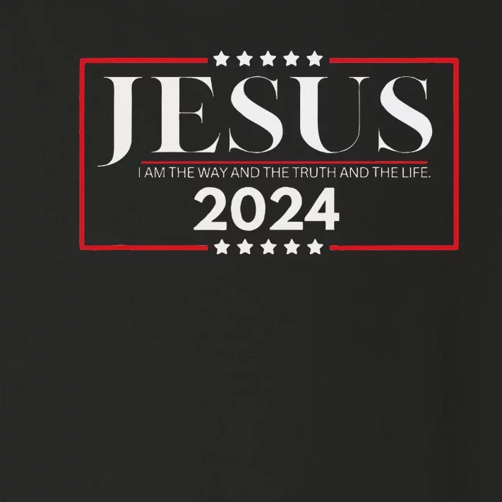 Jesus 2024 The Way Truth Life Toddler Long Sleeve Shirt