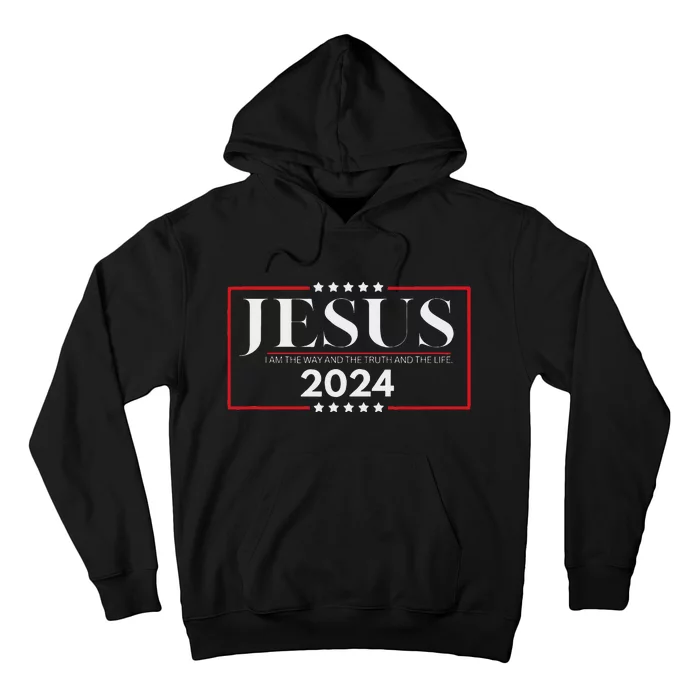 Jesus 2024 The Way Truth Life Hoodie