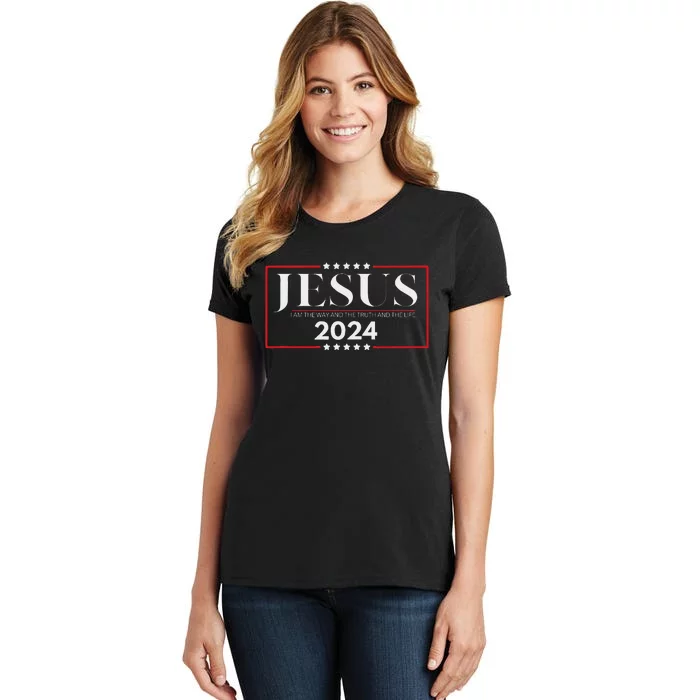 Jesus 2024 The Way Truth Life Women's T-Shirt