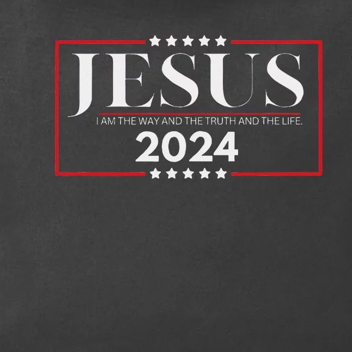 Jesus 2024 The Way Truth Life Zip Tote Bag