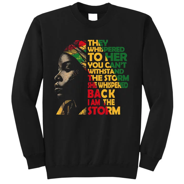 Juneteenth 2024 Women Celebrate Black Freedom Tall Sweatshirt