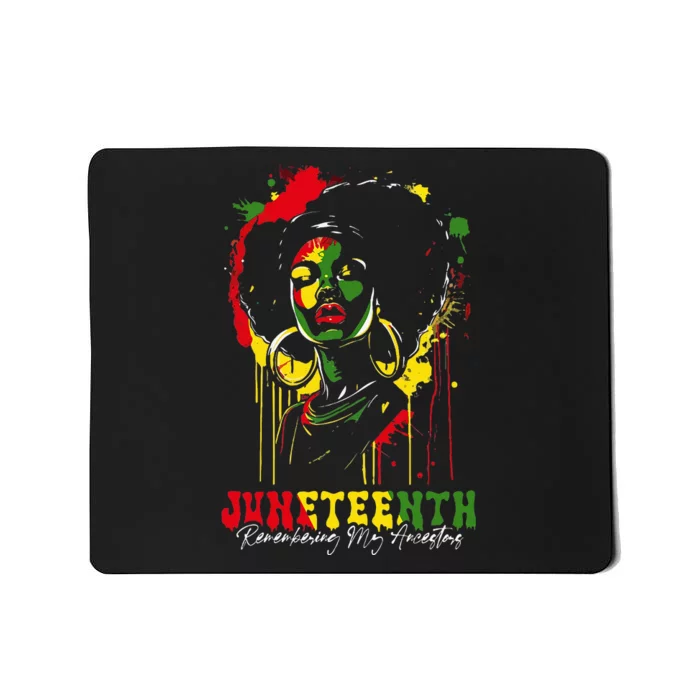 Juneteenth 2024 Women Celebrate Black Freedom Mousepad