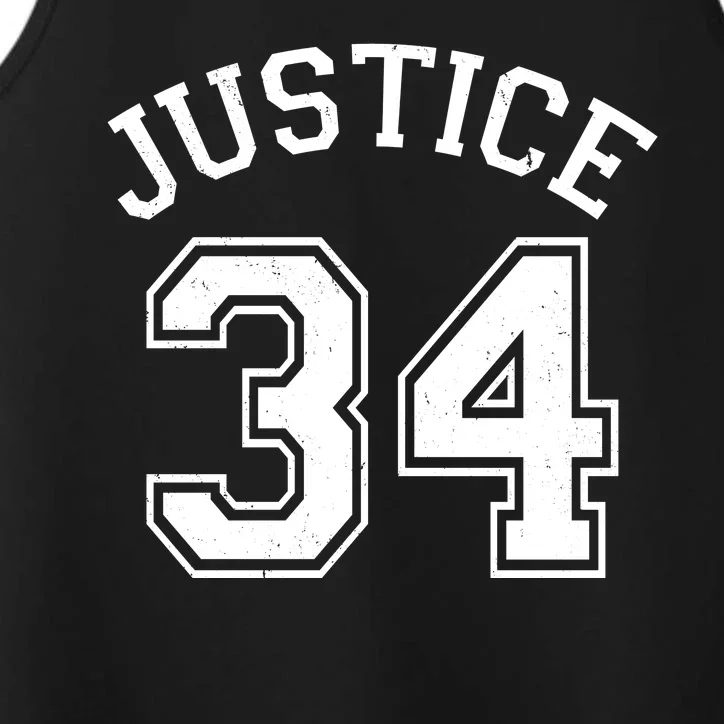 Justice 34 Counts Conviction Trump Performance Tank