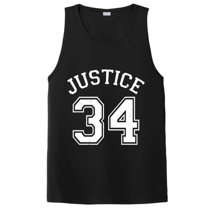 Justice 34 Counts Conviction Trump Performance Tank